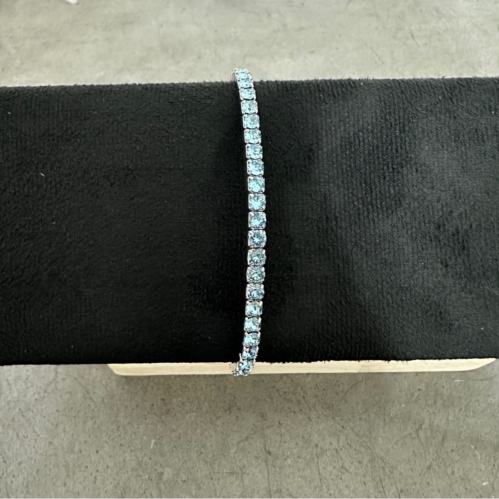 ✨ Swarovski x Crabtree & Evelyn Bracelet | Silver-Tone | BNWT - Picture 4 of 6